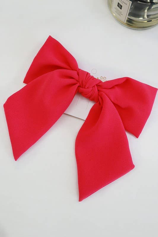 Double Layer Classy French Bow Alligator Clips {RTS}