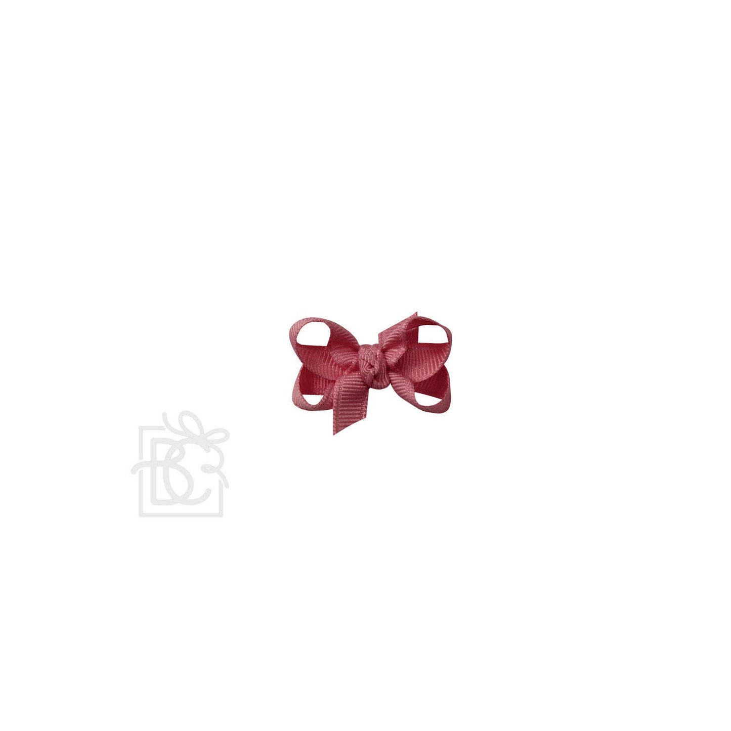 SIGNATURE GROSGRAIN BOW ON CLIP: BROWN / 6.5" Jumbo - 2.25" Ribbon on Lg. Alligator Clip