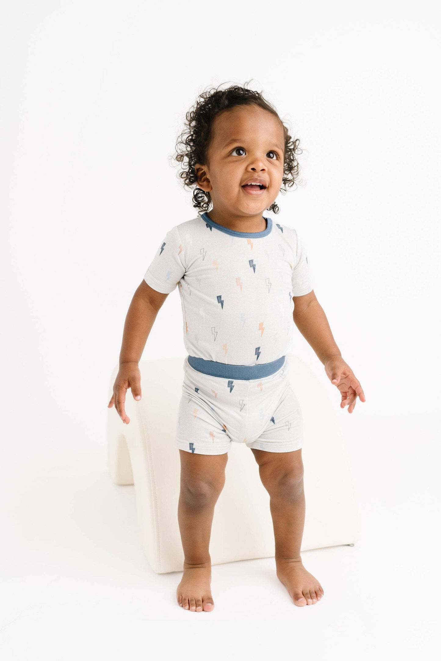 Baby Bolts Bamboo Shorts Set {RTS}