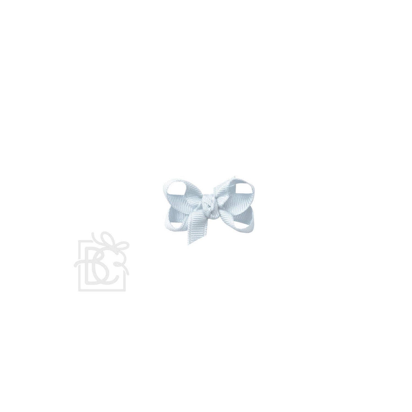 SIGNATURE GROSGRAIN BOW ON CLIP: BROWN / 6.5" Jumbo - 2.25" Ribbon on Lg. Alligator Clip
