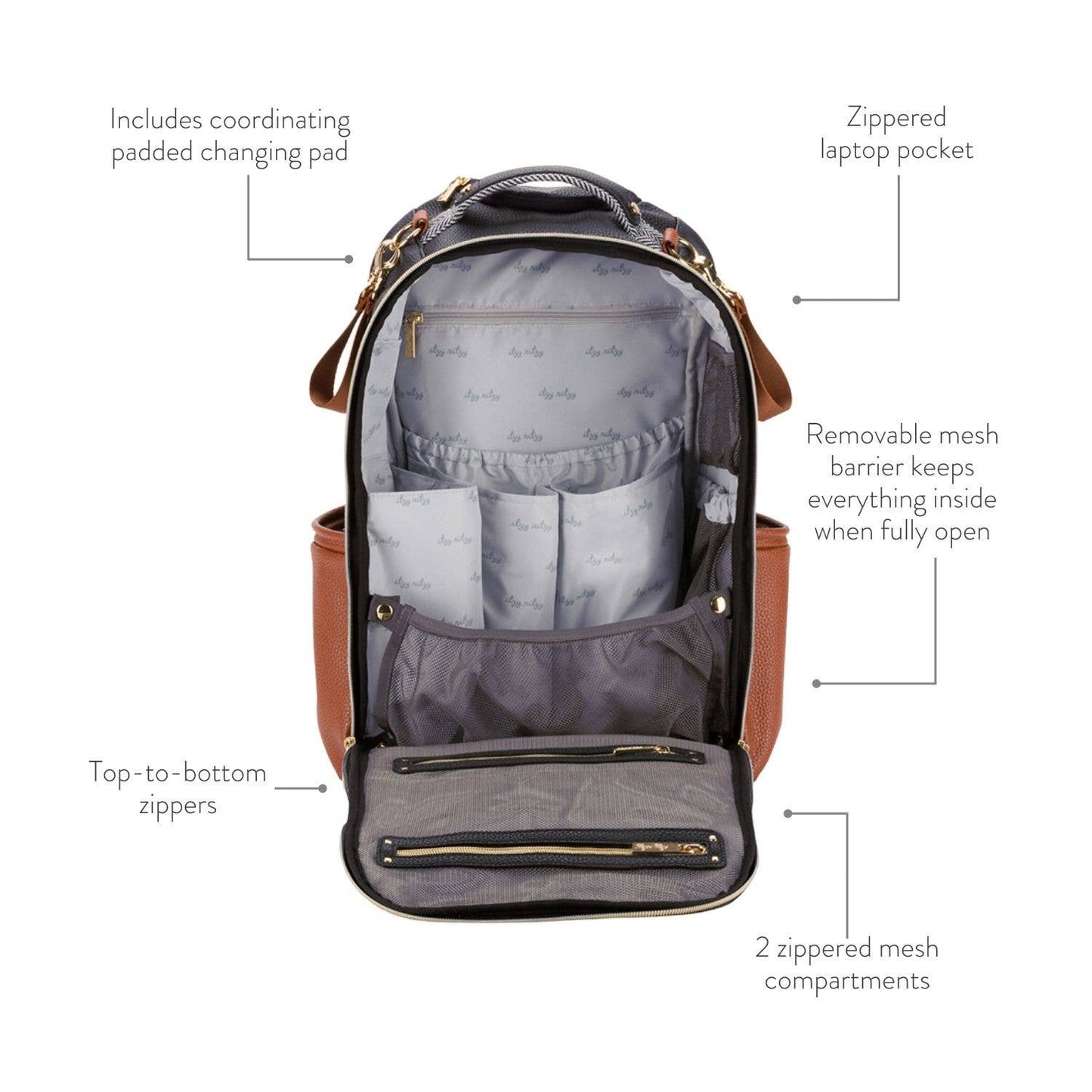 Leopard Boss Plus™ Backpack Diaper Bag {RTS}