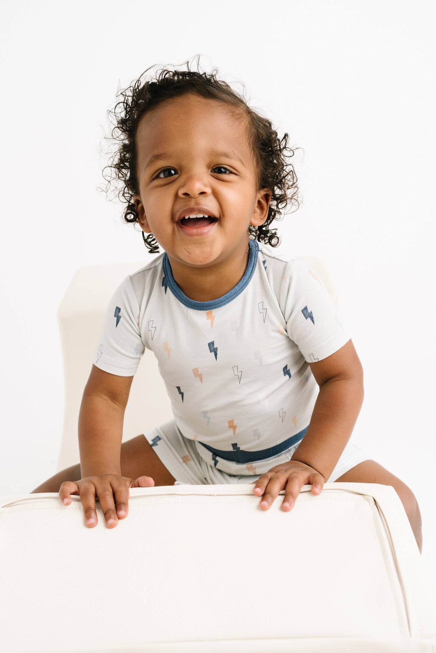 Baby Bolts Bamboo Shorts Set {RTS}