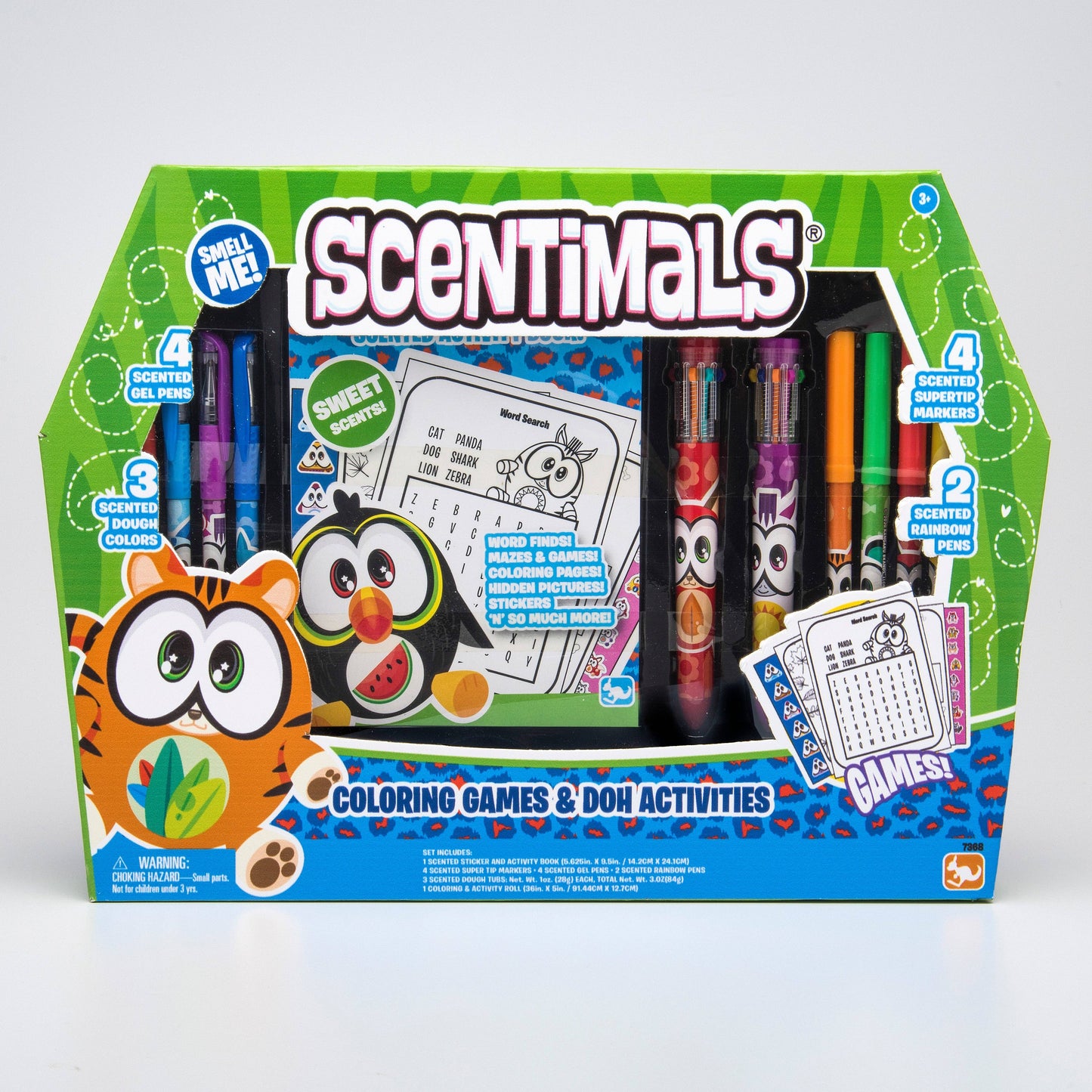 Scentimals Coloring/ Game/ Dough Set - Salt Threads