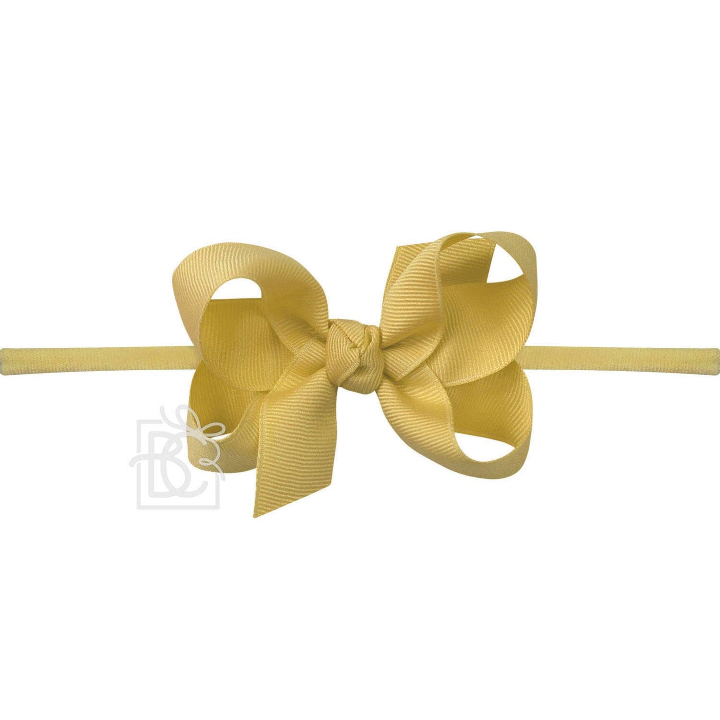 Lemonade 1/4" PANTYHOSE HEADBAND W/SIGNATURE GROSGRAIN BOW