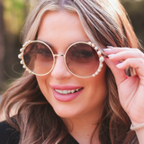 Fierce and Flirty Pearl Sunglasses {Ready to Ship} - Salt Threads