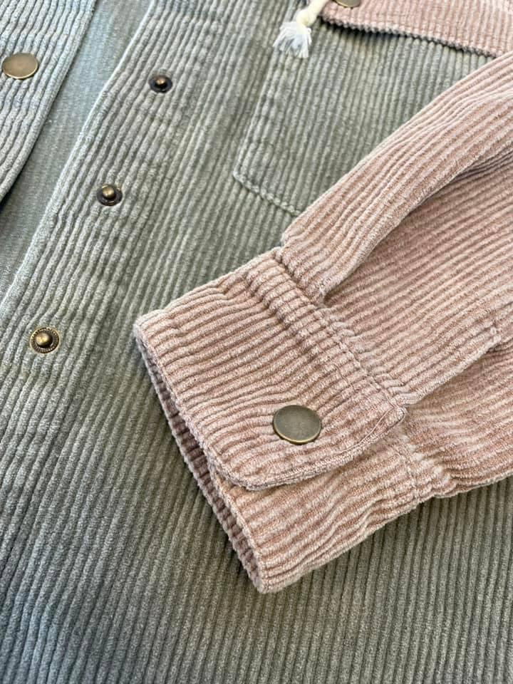 Corded Hooded Kid Jackets