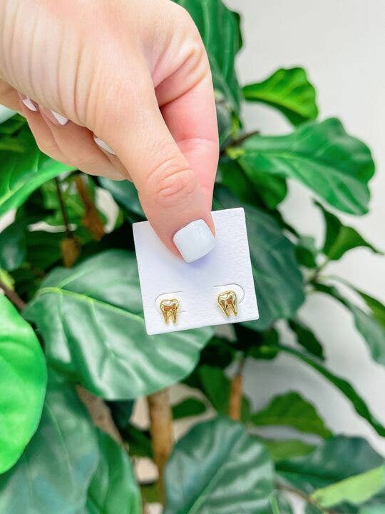 Molar Stud Earrings - Salt Threads