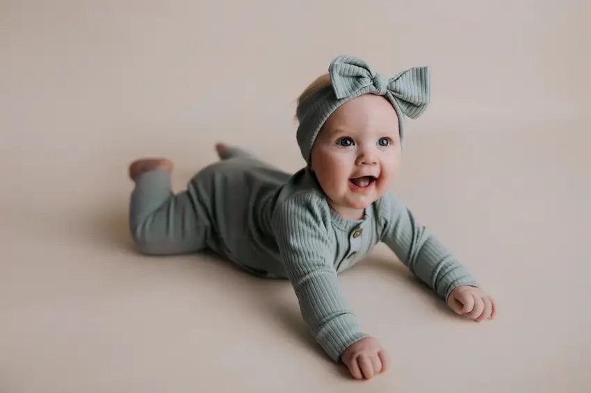 Baby Ribbed Playsuit with Pockets