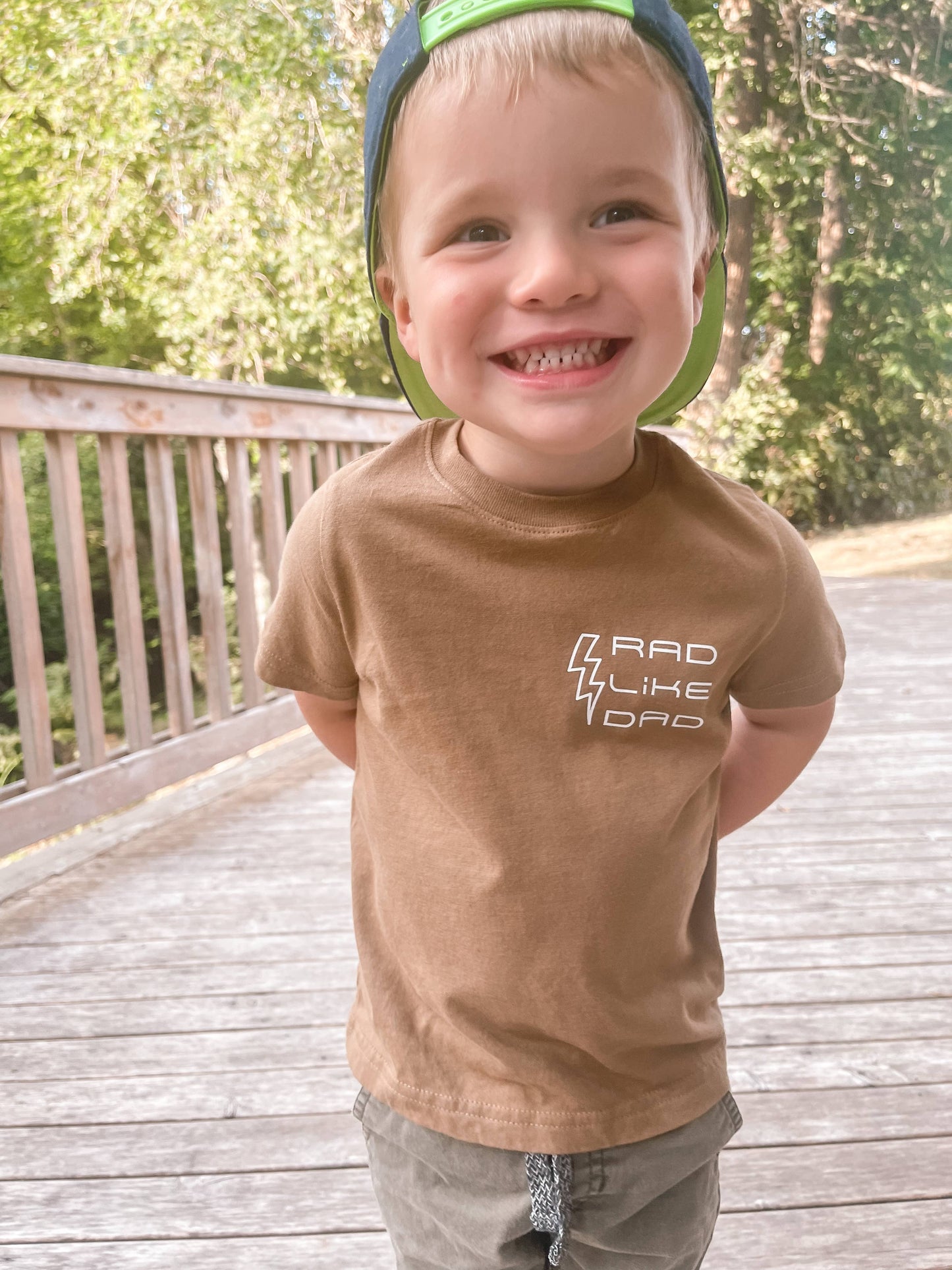 Rad Like Dad Shirt for Kids and Toddlers, Daddy's Boy Shirt