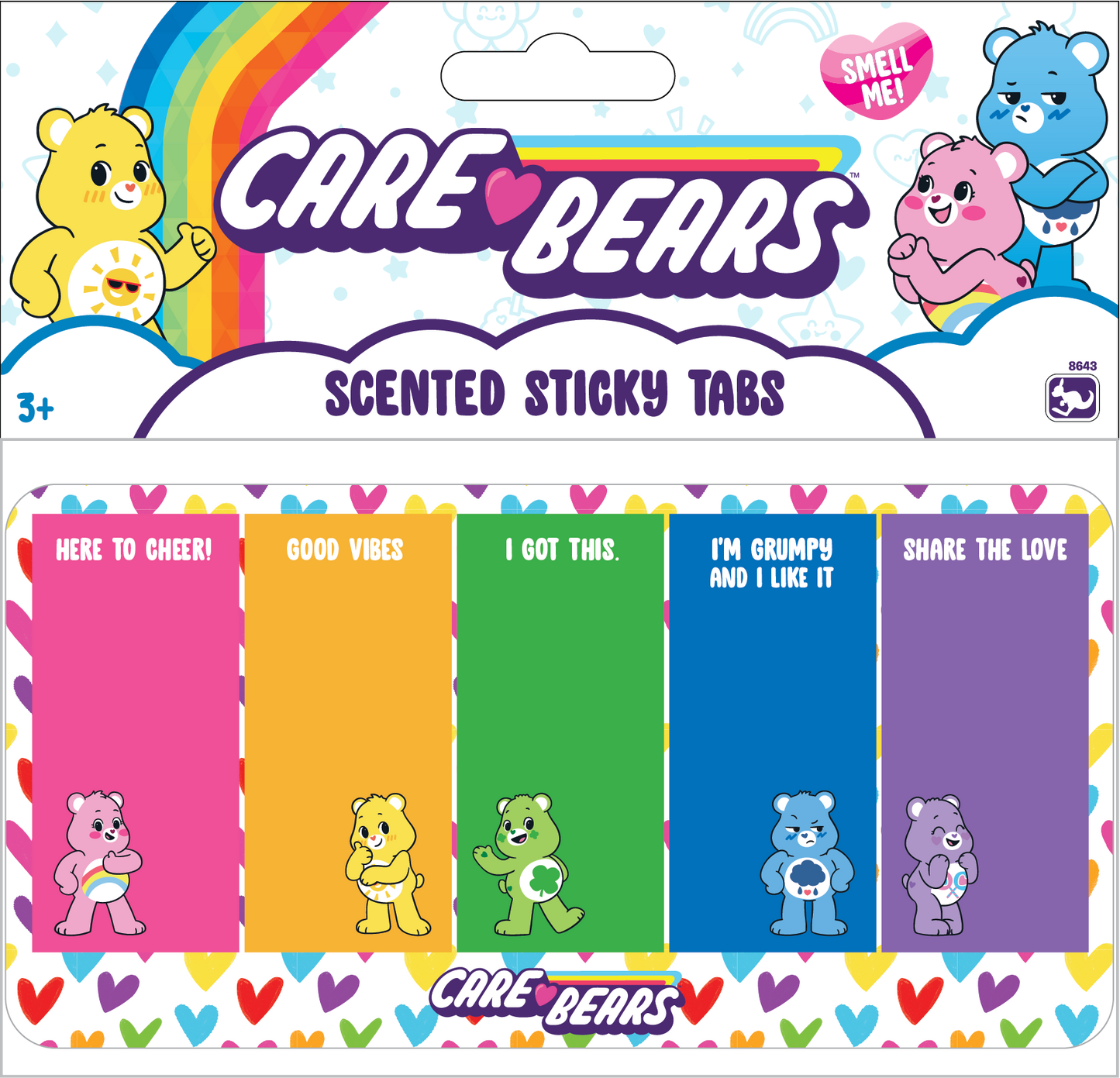 Care Bears™ 5ct Scented Sticky Tabs - Salt Threads