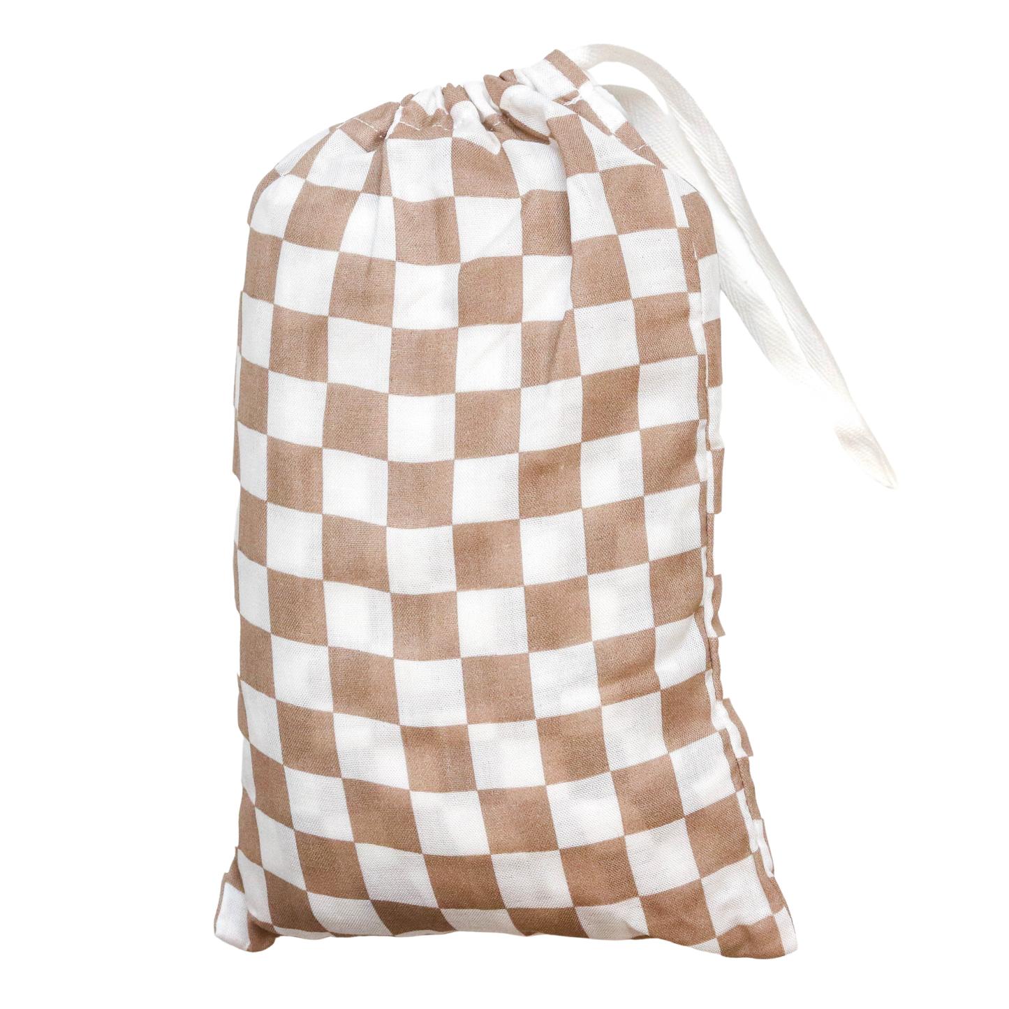 Muslin Crib Sheet : Checkers - Salt Threads