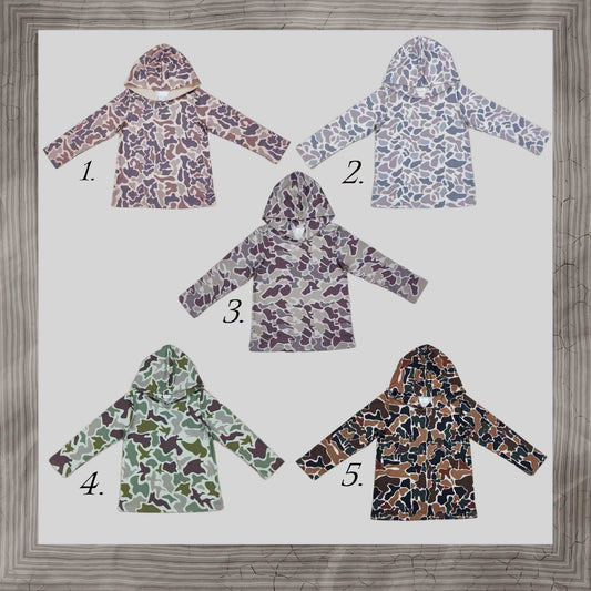 Pre-Order: Boys Camo Hoodies