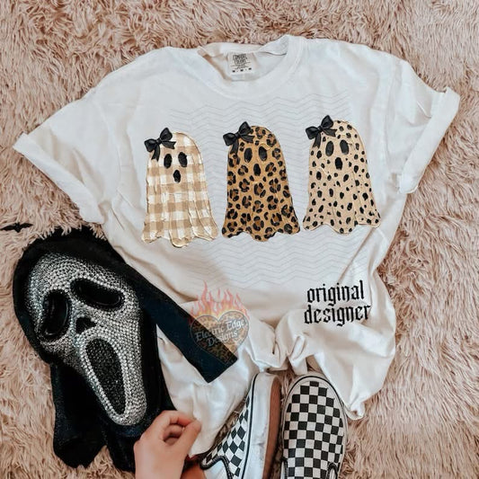 Pre-Order: Patterned Ghost Trio Tee