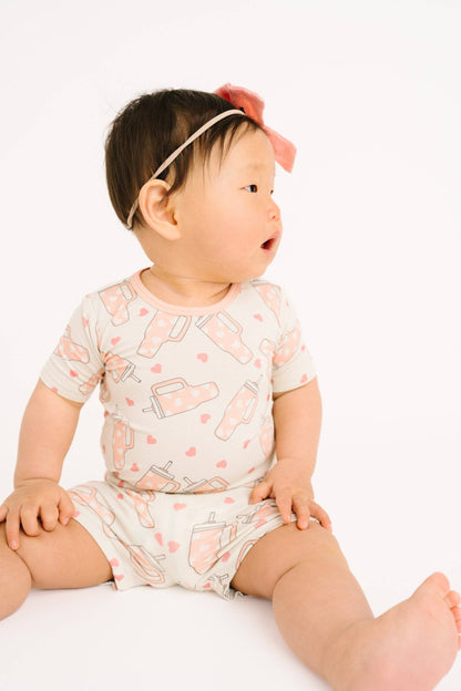 Sweet Sips Bamboo Shorts Set {RTS}