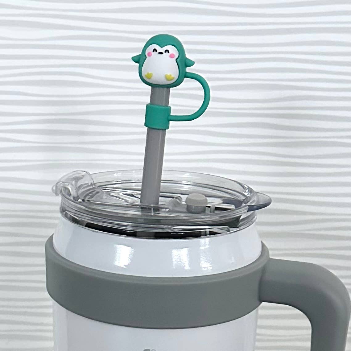 Straw Cover Penguin 10mm {RTS}