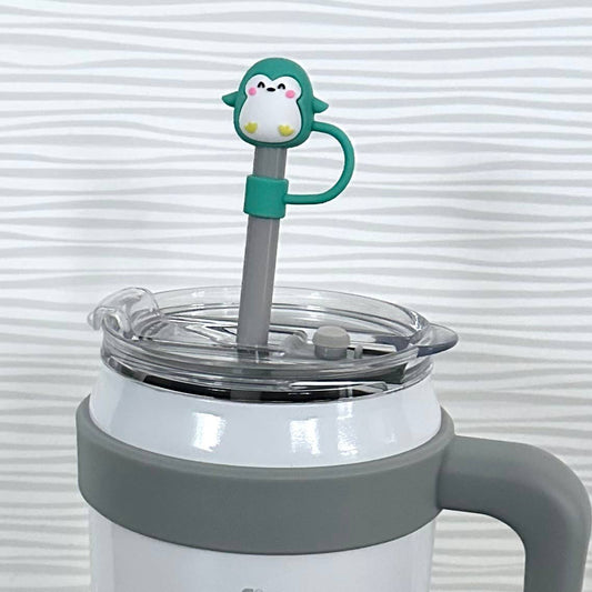 Straw Cover Penguin 10mm {RTS}