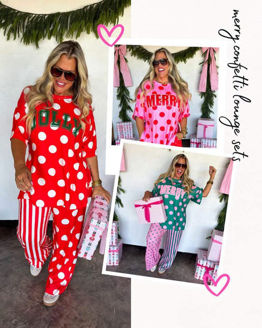 Pre-Order: Merry Confetti Lounge Sets