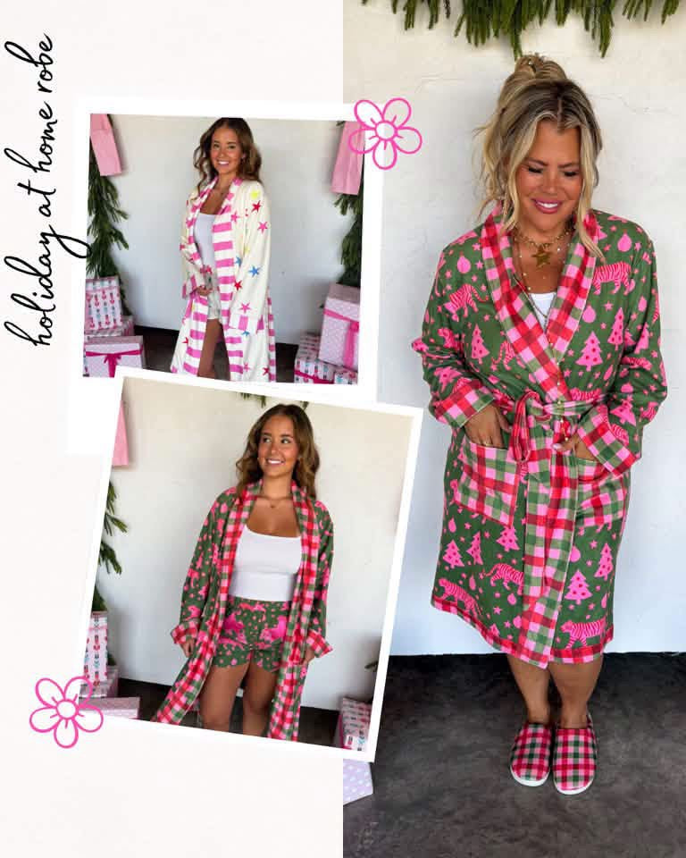 Pre-Order: Holiday At Home Robe