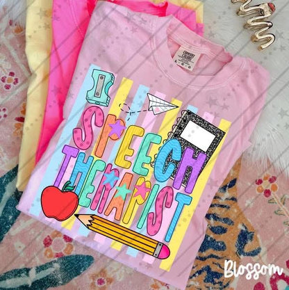 Pre-Order: Colorful Stripes School Tee