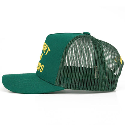 Ready to Ship: C.C SUPPORT LOCAL FARMERS Letter Two Tone Trucker Hat