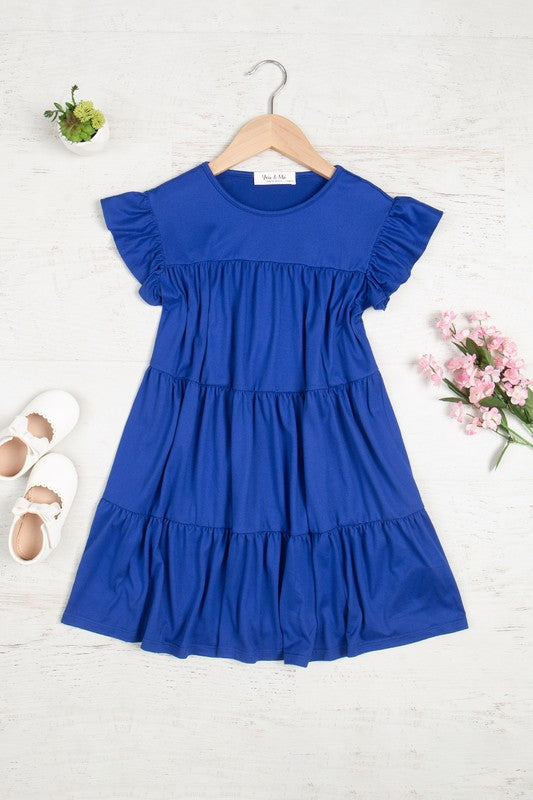 Girls Cap Sleeve Tiered Dresses {Ready to Ship} Children's