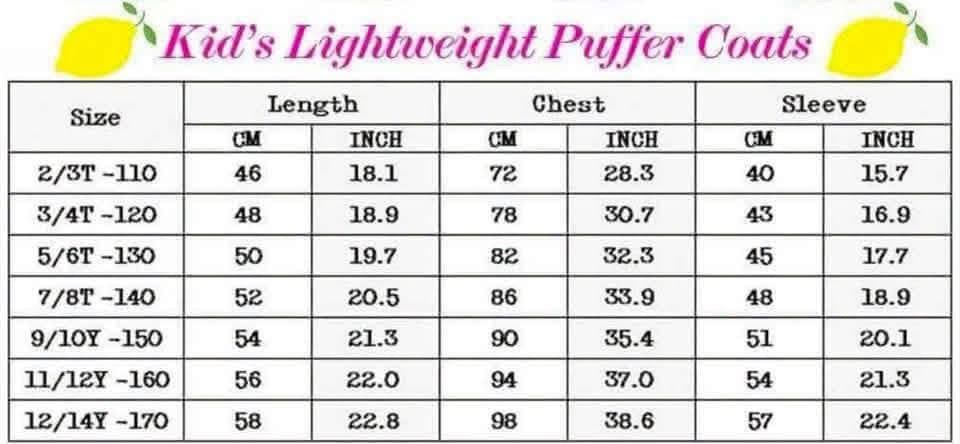 Pre-Order: Puffer Jackets