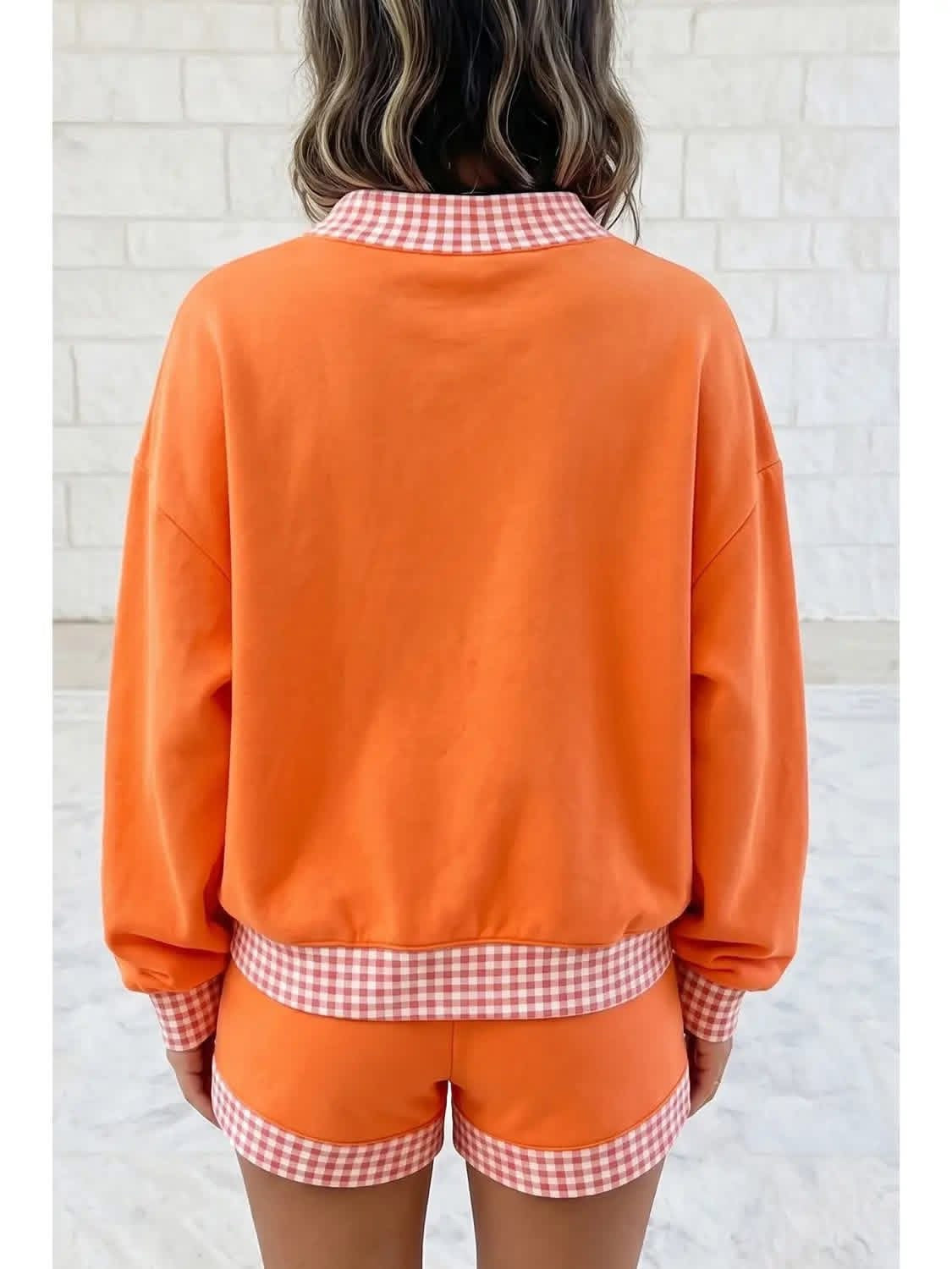 Pre-Order: Mock Neck Sweatshirt & Shorts Set