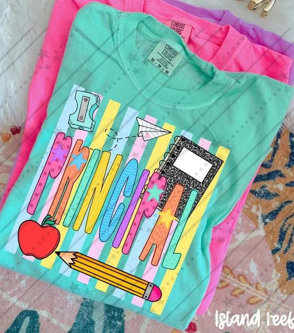 Pre-Order: Colorful Stripes School Tee