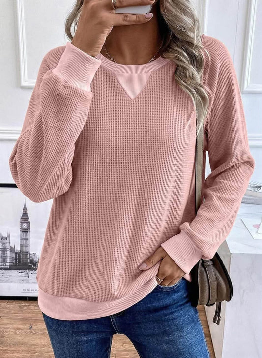 Pre-Order: Waffle Knit Top