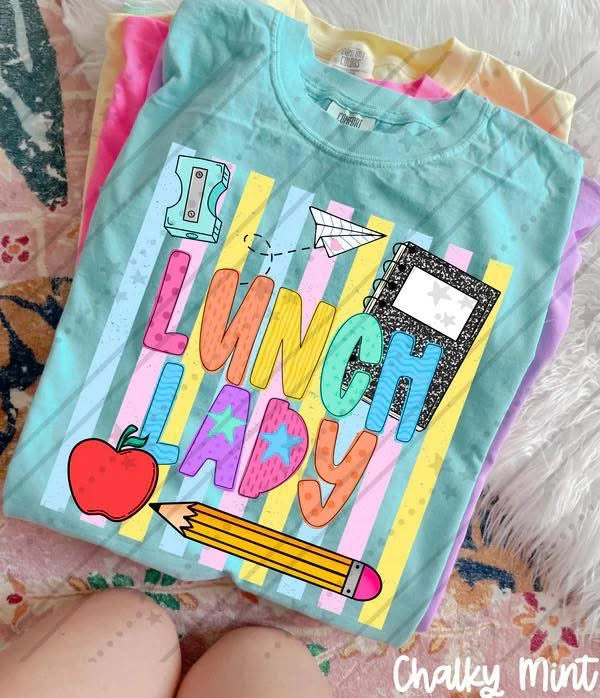 Pre-Order: Colorful Stripes School Tee