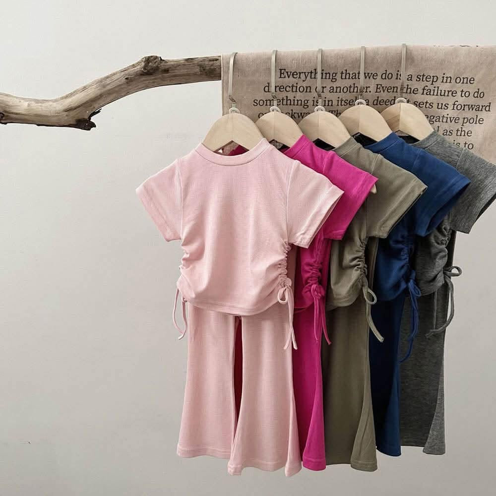 ⭐️ Girl's Drawstring-waist Tee and Bells Sets {PREORDER} ⭐️