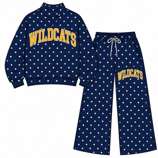 Pre-Order: MARION WILDCATS Mock Neck & Wide Leg Set