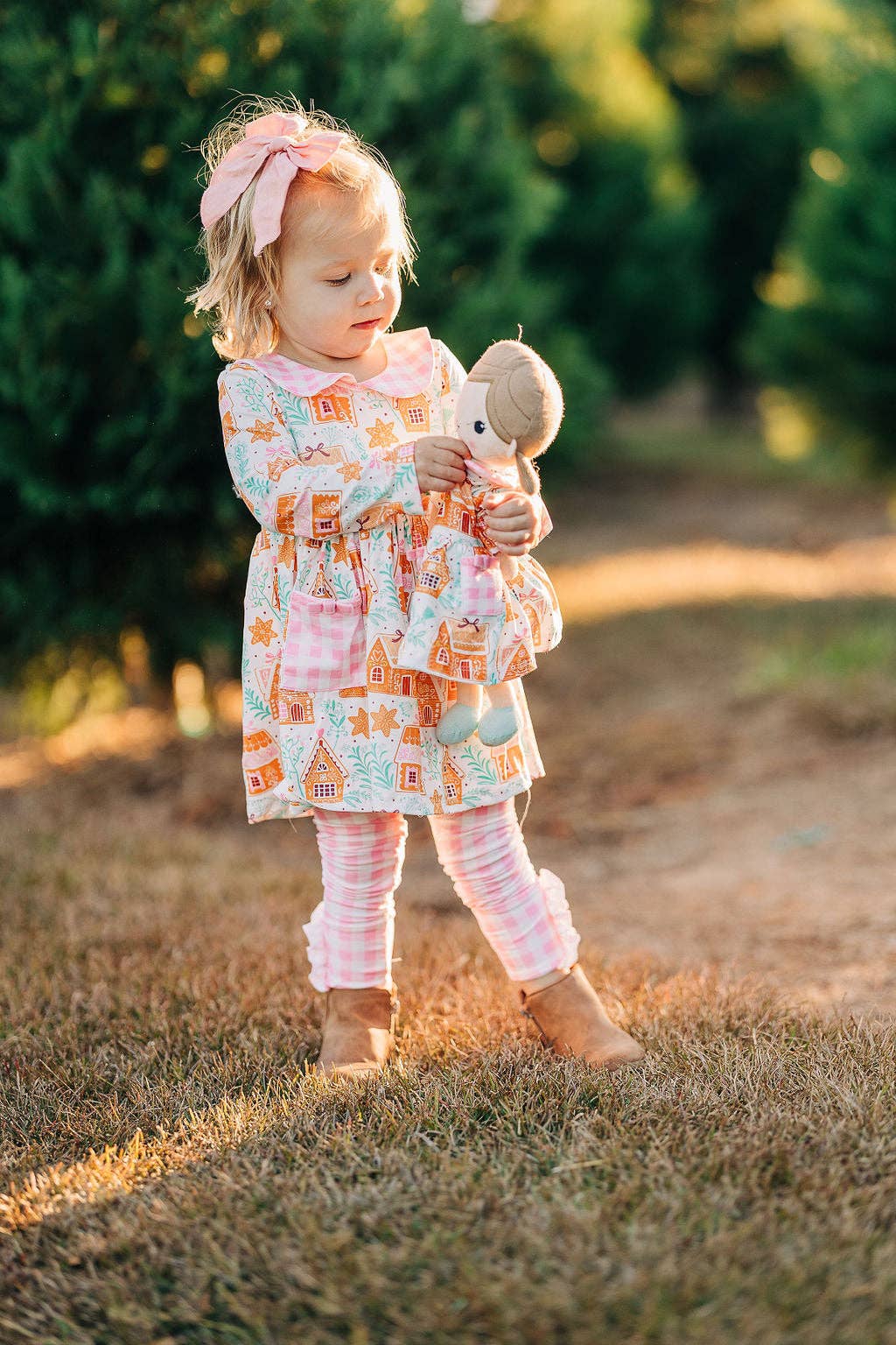 Gingerbread Twirl Dress