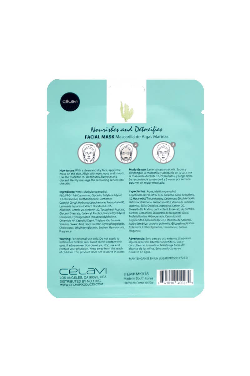 Seaweed Facial Mask Nourishes - {RTS}