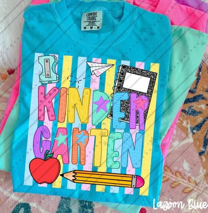 Pre-Order: Colorful Stripes School Tee