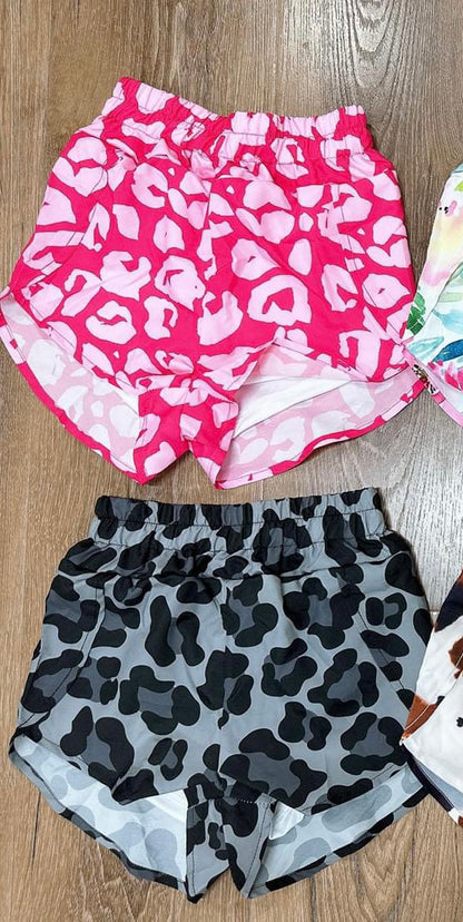 Printed High Waisted Shorts {Ready to Ship}