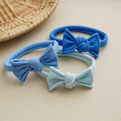 3PCS/CD BUTTERFLY HIGH ELASTICITY NYLON HAIR TIE {RTS}