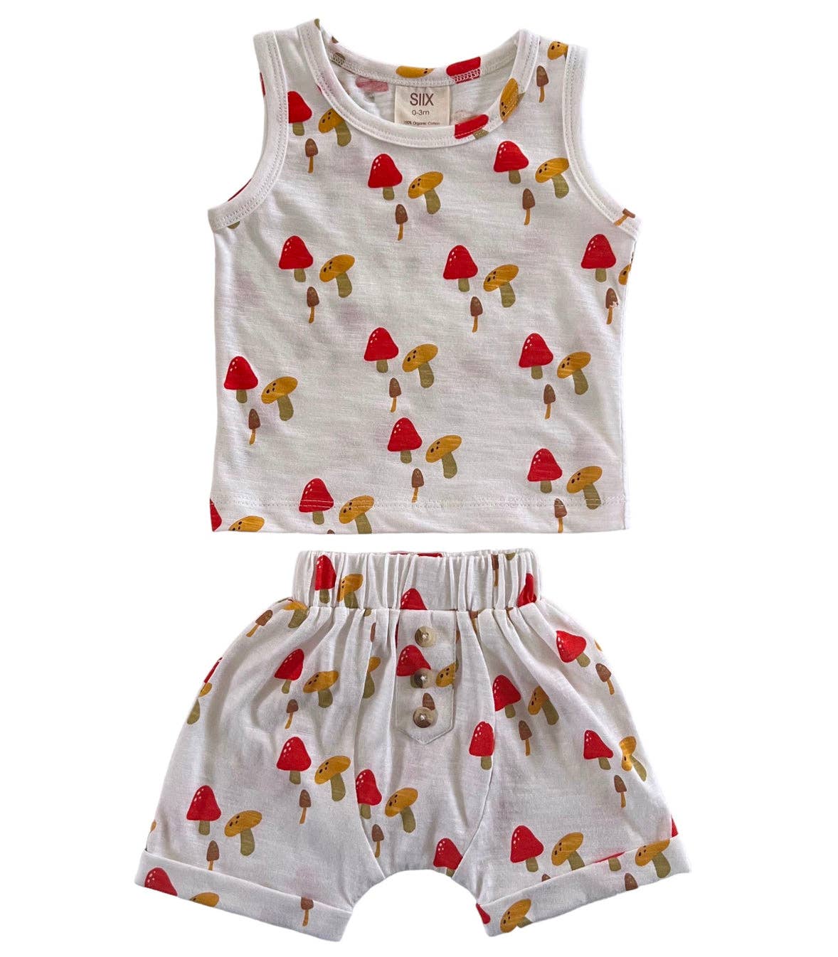 Mushroom / Organic Tank & Short Set