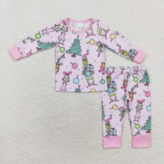 Ready To Ship : Pink Grinch Jammies