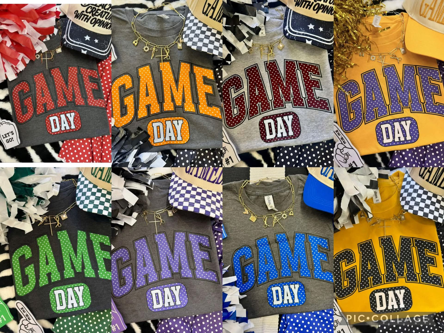 Pre-Order: Game Day Polka Dot Tee