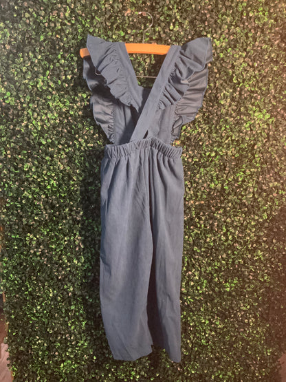 Teal Ruffle Jumper - Salt Threads