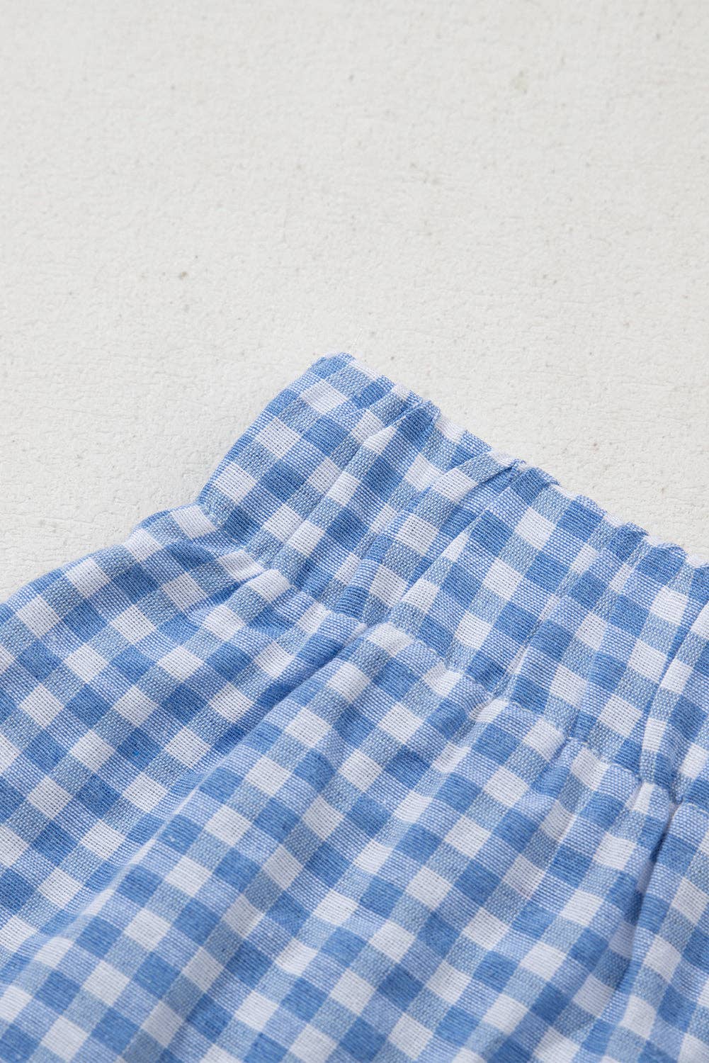 Ready to Ship: Gingham Plaid High Waist Summer Shorts