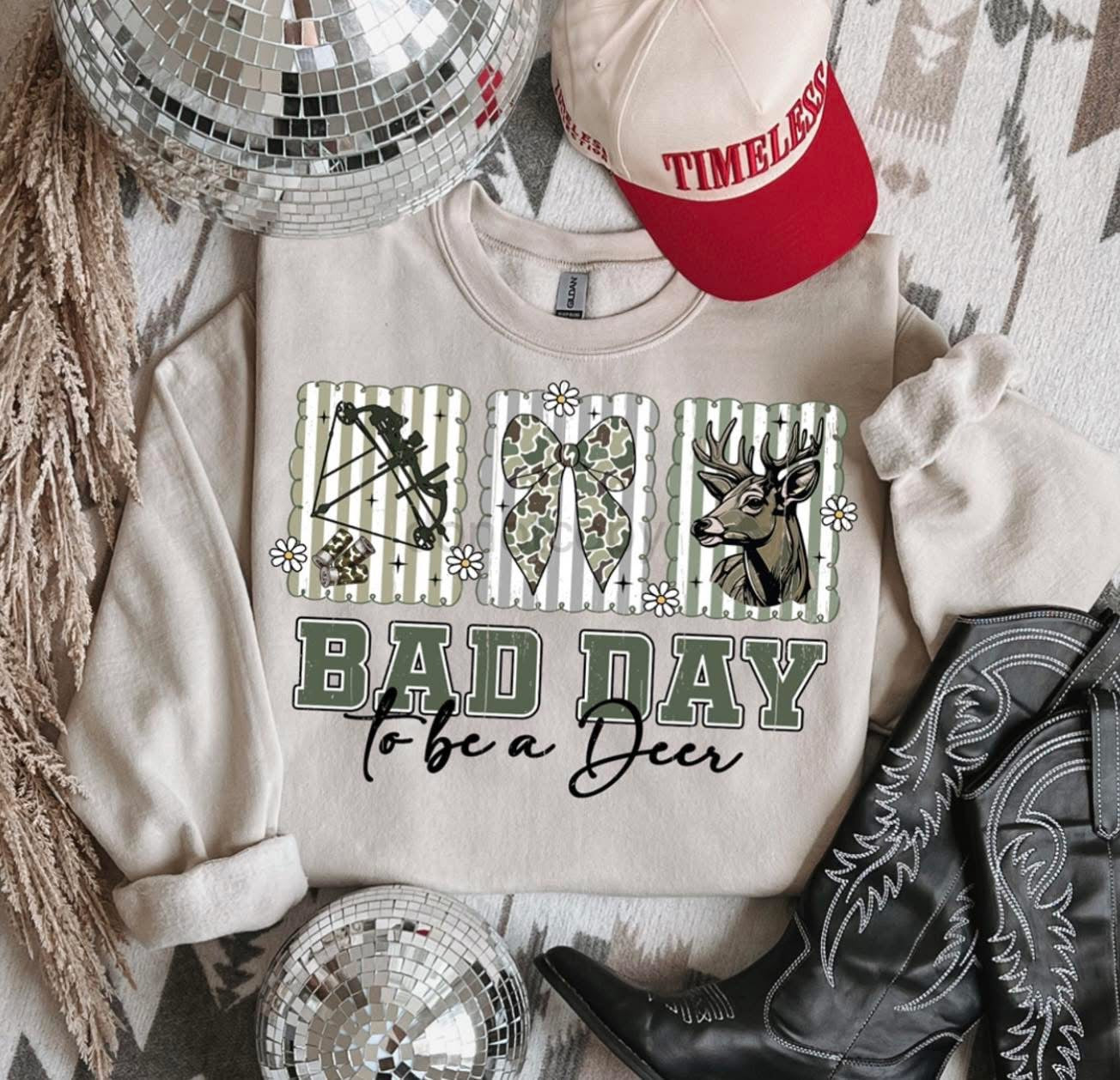 Pre-Order: Bad Day to be a Deer Tee or Crew
