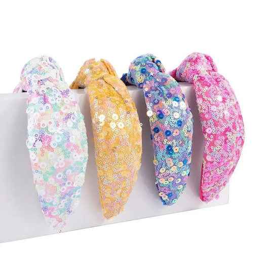 ☀️ Summer Sequin Knot Headband ☀️ {PREORDER}