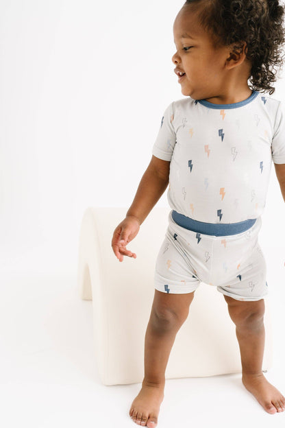 Baby Bolts Bamboo Shorts Set {RTS}