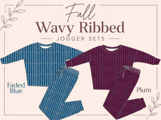 Pre-Order: Wavy Ribbed Biker Sets