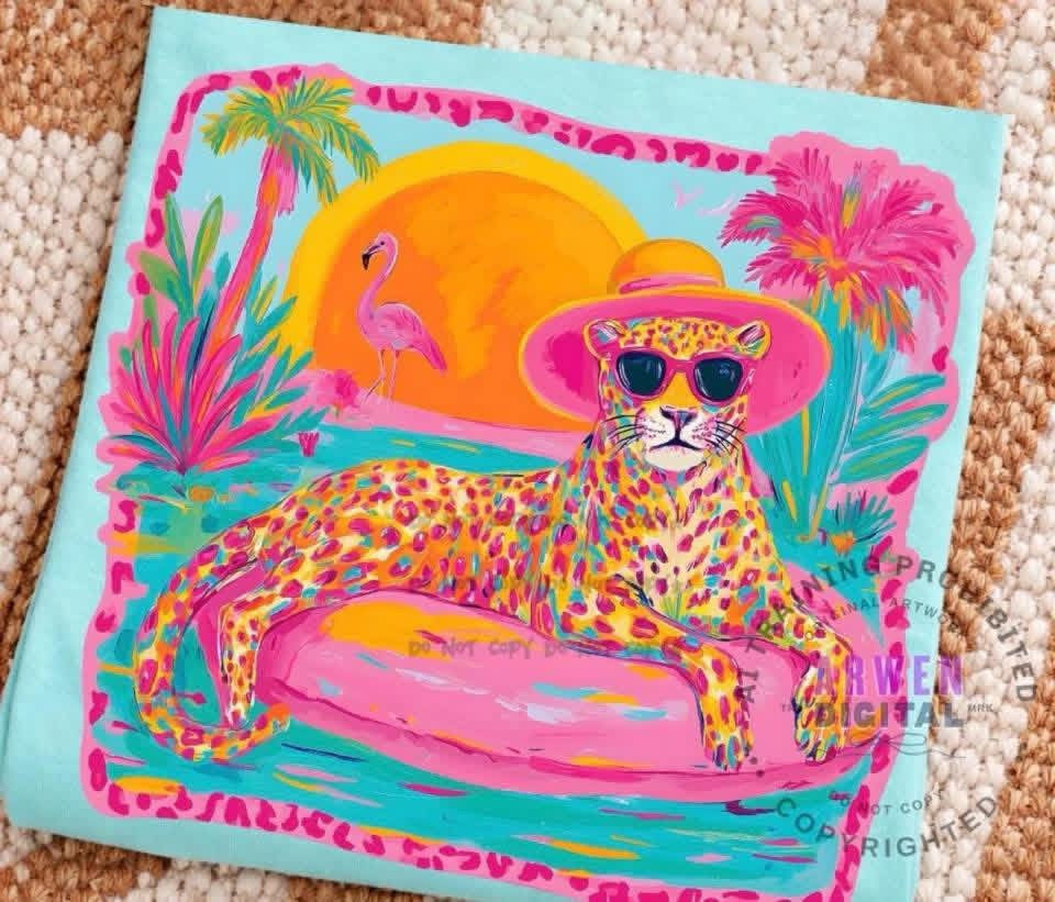 Pre-Order: Summer Leopard Tee