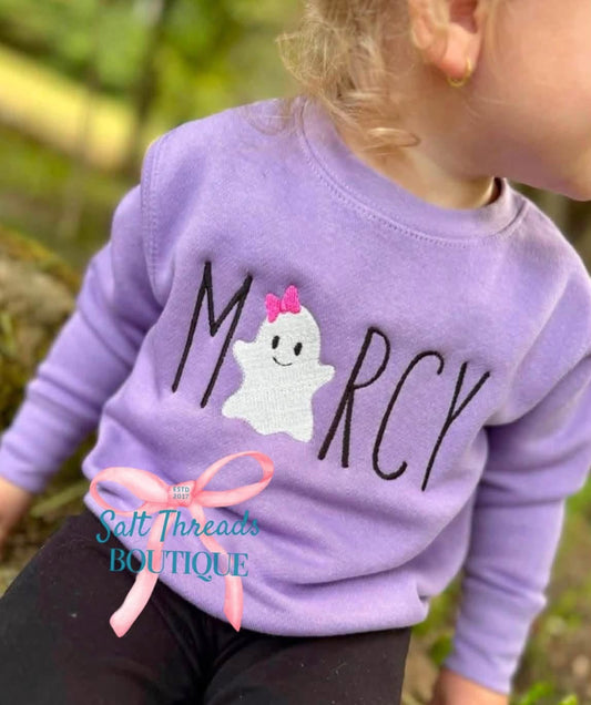 Pre-Order: Glow in The Dark Embroidered Sweatshirt