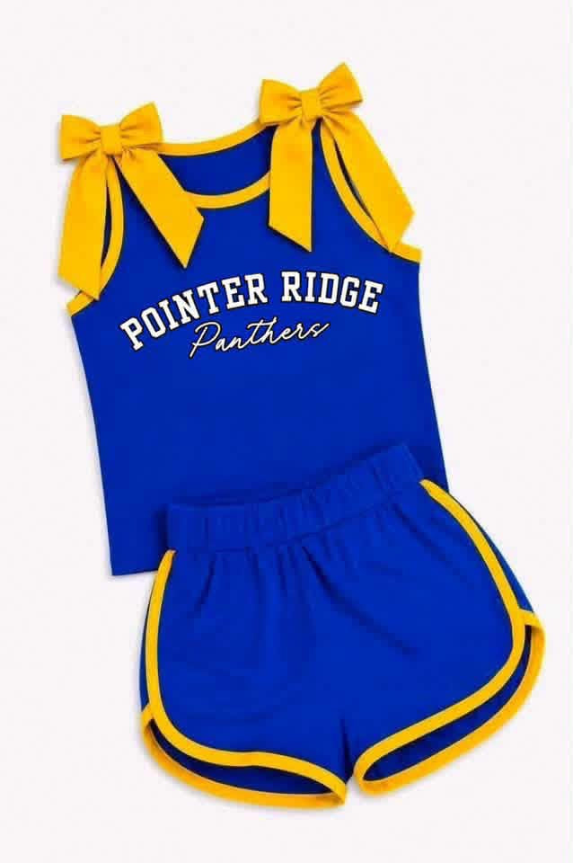 Pre-Order: Yoga Tank & Shorts Set Pointer Ridge Panthers