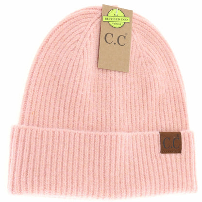 Unisex Adult Soft Ribbed Cuff C.C. Beanie